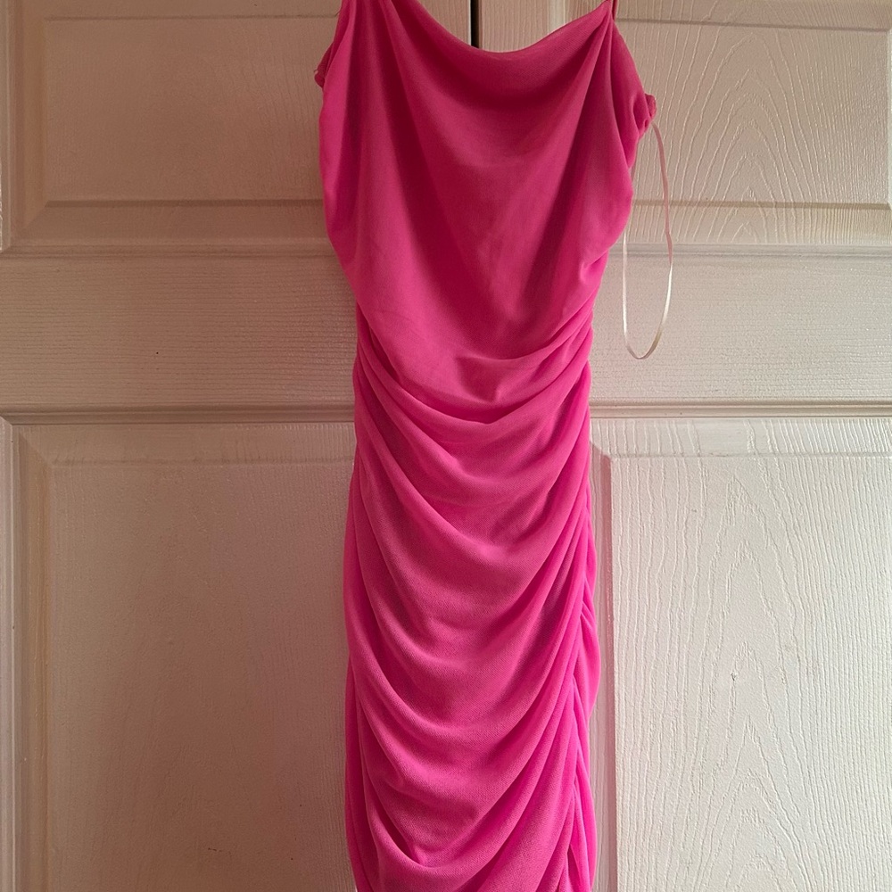 Princess Polly One Shoulder Pink Dress